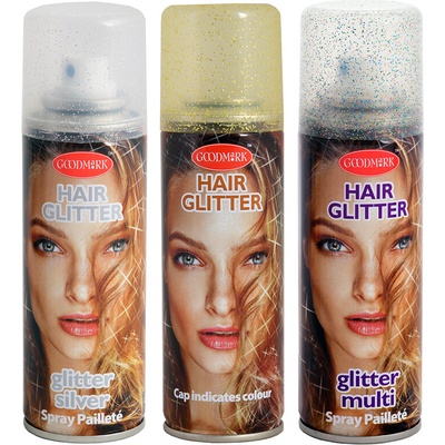 Goodmark Hair Glitter Gold lak na vlasy Zlatý sprej 125 ml