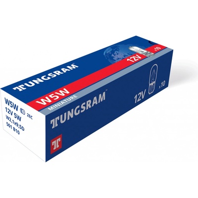 Tungsram W5W W2,1x9,5d 12V 5W
