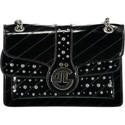 GAELLE PARIS Elegantná dámska kabelka cez rameno s reťazou Gaëlle Paris GBDA2842 Nero Čierna 28x19x7 cm čierna