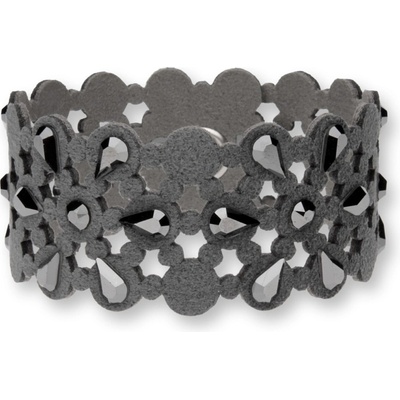 Spark náramek se Swarovski Elements krystaly šedý Daisy B2300HJ Jet Hematite