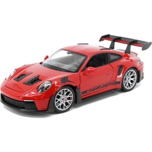 Welly Porsche 911 GT3 RS 992 červená 1:24