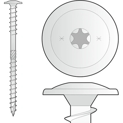 DOMAX WKT 08360 Izolační šroub s talířovou hlavou 8x360 – Hledejceny.cz