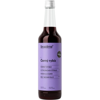 Sirupárna Domácí Černý Rybíz Sirup 500 ml