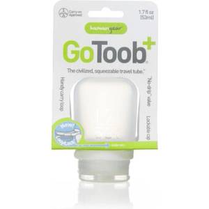 humangear GoToob+ Силиконова бутилка за пътуване / контейнер ' 53 ml тъмно синьо (072615)