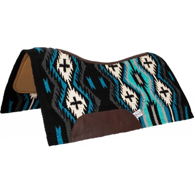 Pool's Dečka podsedlová New Zeland Wool westernová royal blue black turquase – Hledejceny.cz