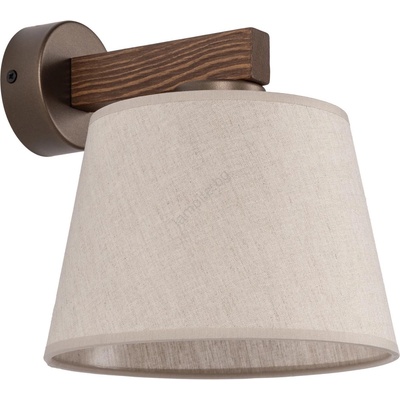 Brilagi - Стенна лампа LATTE 1xE27/15W/230V борова/бежова (BG2490)