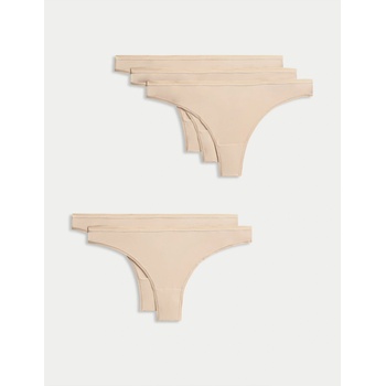 Marks & Spencer Комплект дамски бикини от пет части в бежово Marks & Spencer Marks & Spencer | Bezhov | ЖЕНИ | XS