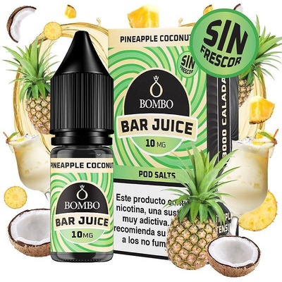 Bombo Bar Juice Pineapple Coconut No Ice Nic Salts 10ml