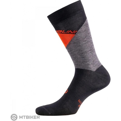 Nalini B0W Wool Socks ponožky tmavomodrá/červená