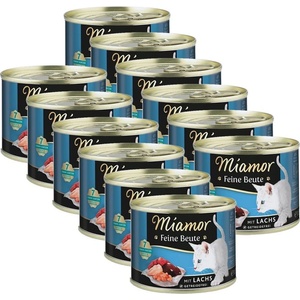 Miamor Feine Beute с сьомга 12 x 185 г