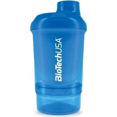 BioTech Šejkr 300 + 150 ml modrý