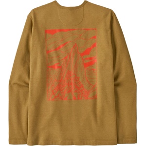 Patagonia Мъжки пуловер Patagonia LW Cloud Crag Wildrise Crew Jumper - Bobcat Brown - размер XS (017-4324-0111)