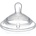 Chicco Комплект биберони Chicco - Natural Feeling, Силиконови, 3 капки, 6 m+, 2 броя (N0207)
