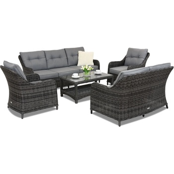 Garden Point Toledo Coffee 7 Garden Point антрацит луксозни мебели от техноратан (GAP132-COF7)