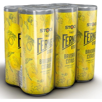 Fernet Bavorák Citrus 6% 0,25 l (plech)