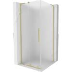 Mexen Velar L плъзгаща се душ кабина 120 x 120 см, матирано, златно четкано - 871-120-120-33-55 (871-120-120-33-55)