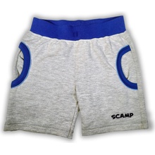Scamp Krátke nohavice sivomodré