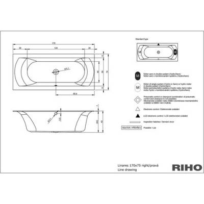 Riho LINARES 170 x 75 cm B141001005