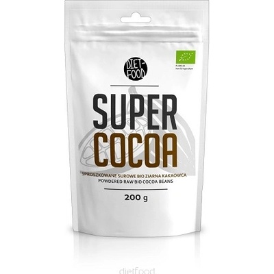 Diet Food BIO RAW Kakaové bôby drtené 100g