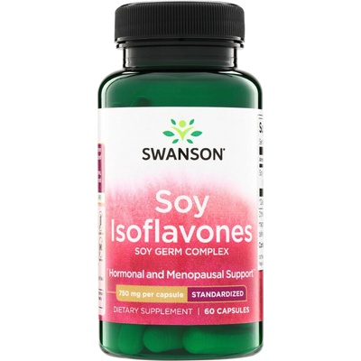 Swanson Sojové Isoflavony 750 mg 60 kapslí