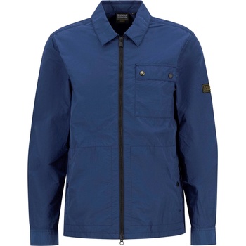 Barbour International Риза с дълъг ръкав Barbour International Men's Inline Cotton Long Sleeve Overshirt - Insig Blue BU77