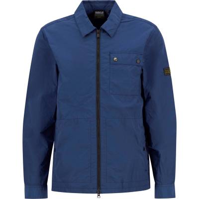 Barbour International Риза с дълъг ръкав Barbour International Men's Inline Cotton Long Sleeve Overshirt - Insig Blue BU77