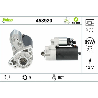 Startér VALEO 458920