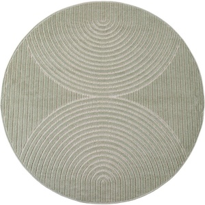Ayyildiz Зелен кръгъл килим за открито и закрито ø 120 cm Nova 1201 - Ayyildiz Carpets (NOVA1201201201GREEN)
