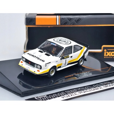 IXO Škoda MTX 160 RS No.1 Rally Příbram 1984 Blahna/Schovaniek 1:43