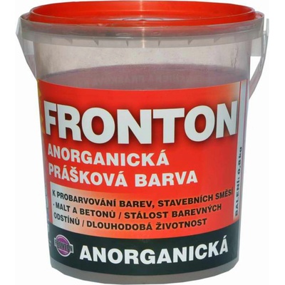 Fronton prášková farba do stavebných zmesí malt a betónov 800 g 0281 tmavohnedá