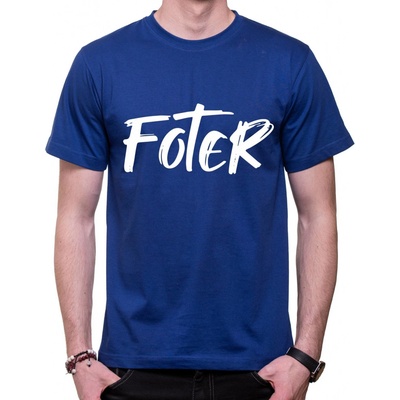 Fajntričko tričko Foter kráľovská modrá