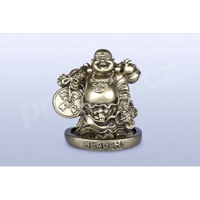 Feng-Shui Interiéry Buddha Wealthy - bohatství