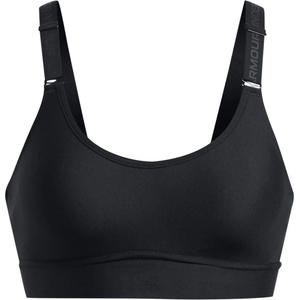 Under Armour Women's Infinity Medium Impact Sports Bra - Black/Black