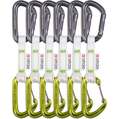 Ocún HAWK QD COMBI BIO-DYN-RING 15 mm 10 cm 6-pack