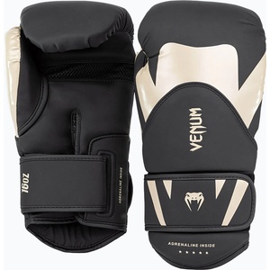 Venum Мъжки боксови ръкавици Venum Challenger 4.0 black/beige