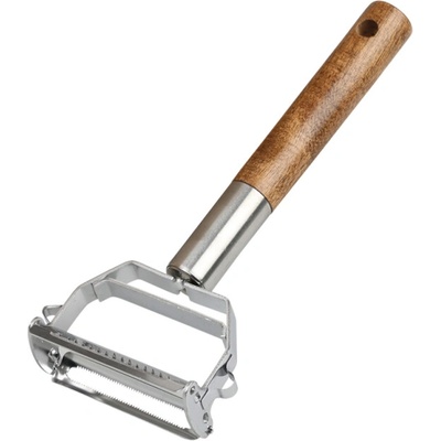 KESPER Kuchyňská škrabka z nerezu a akácie 18,2cm