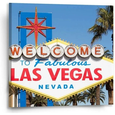 Sablio Obraz Welcome to Las Vegas - 50x50 cm