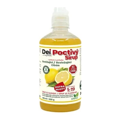 DeiSirup Poctivý Sirup citrón 485 ml