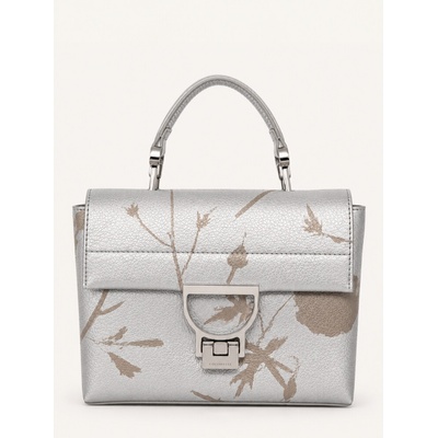 Coccinelle Arlettis Shadow Print crossbody kabelka silver
