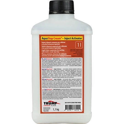 AquaStop Cream Inject activator 1l - aktivátor pro injektáž zdiva