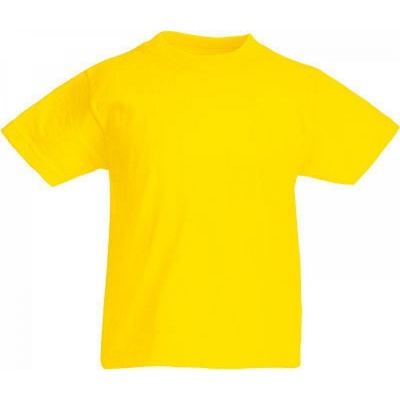 Fruit Of The Loom tričko Valueweight T Žlutá slunečnicová