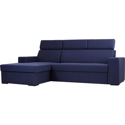 Nordic Design Galaxy Modrá látková rozkládací 250 cm levá – Zboží Mobilmania