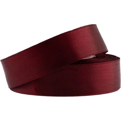 Stuha saténová 25mm/32m wine red (vínově červená) – Hledejceny.cz