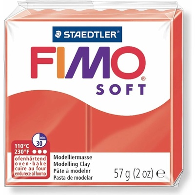 Fimo Modelovacia hmota 57 g Soft vianočná červená