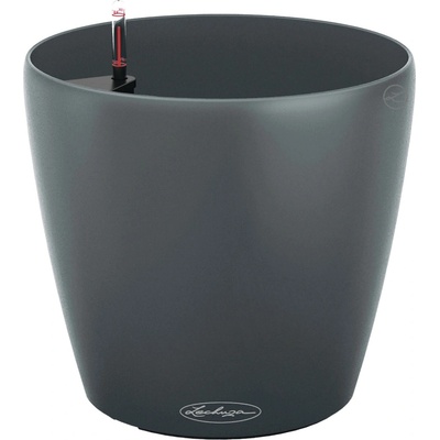 Lechuza Samozavlažovací kvetináč Classico Color Eco 18 sivý 19 x 17 cm