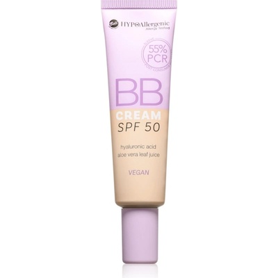 Bell HYPOallergenic хидратиращ BB крем SPF 50 цвят 02 Natural 30 гр