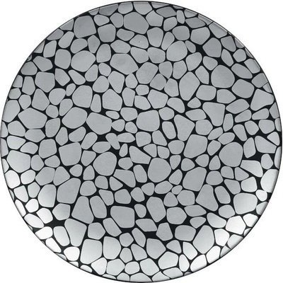 RAK Porcelain Cobbles talíř mělký pr. 28 cm, stříbrný