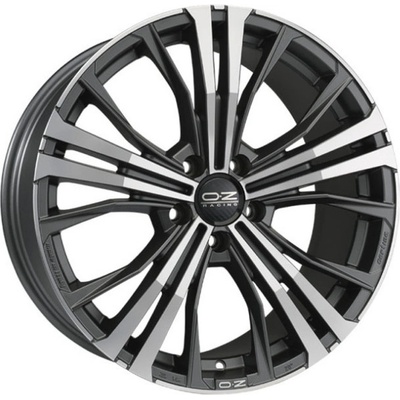 OZ CORTINA 9,5x20 5x112 ET40 matt dark graphite diamond cut
