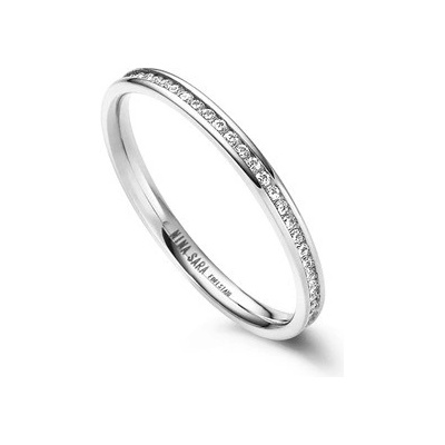 Nina Sara Dámský snubní prsten nerezová ocel NS 04D