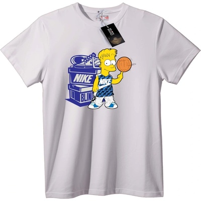 NOONEBRAND Тениска Bart Simpson Nike Basketball - 2XL, Black